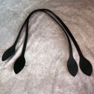 Louis Vuitton Black Empreinte Neverfull Replacement Straps 24”